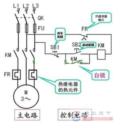 自锁按钮开关怎么接线图，自锁按钮开关接线图详解