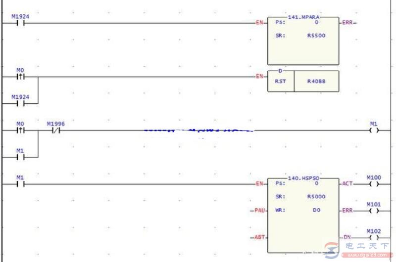 永宏plc回原点程序MD0模式的方法