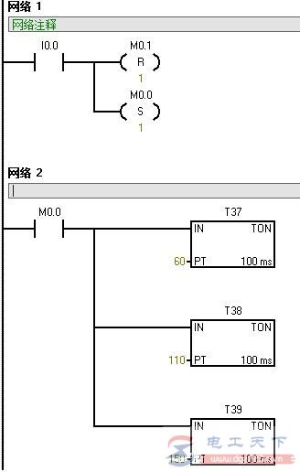 西门子plc多级皮带控制程序的例子