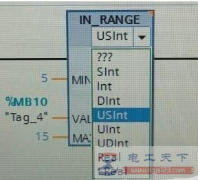 plc比较数值范围的指令用法
