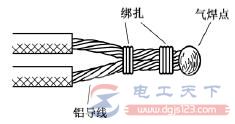 铜导线接头的锡焊方法，铝导线接头的焊接方法