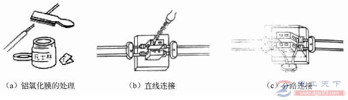 铝芯导线的三种连接方法