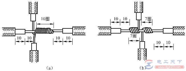 单股铜芯导线的三种连接方法