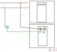 电灯开关单开单控与单开双控的接线法