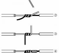 单股铜芯导线的三种连接方法