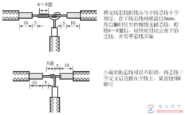 铜线与铜线的连接方法