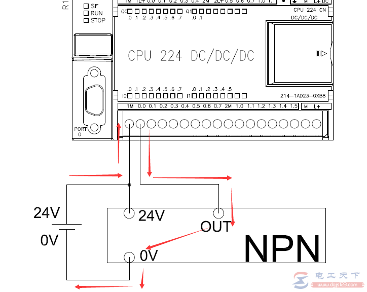 NPN与PNP传感器的接线方式