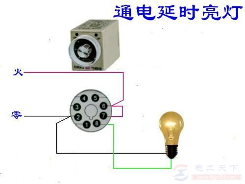 10种常见照明灯的接线电路图