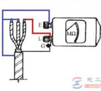 摇表检查导线漏电的方法
