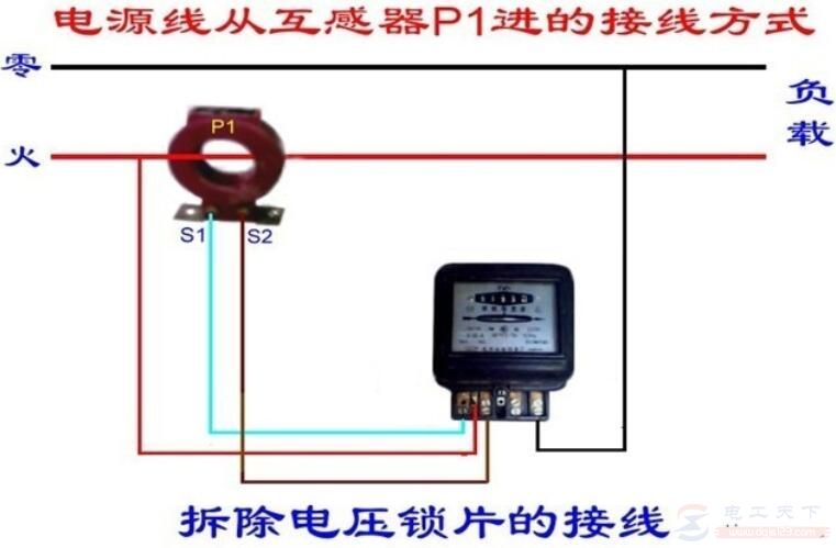 单相电度表的二种安装接线方式