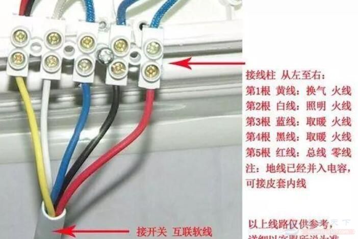 浴霸接线图与电路图详解