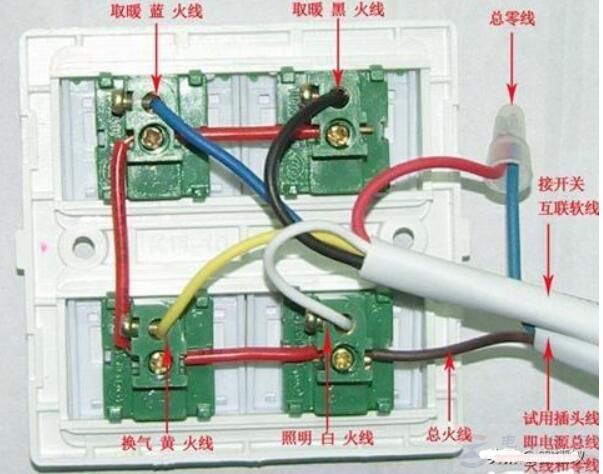 浴霸连接线有几根线，五根线够不够用