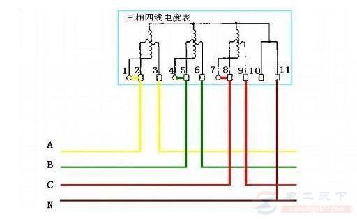 什么是三相四线电表，什么是三相三线电表