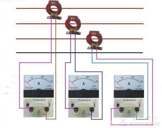 电表接线时三相电源输送的配线方法