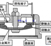 温度继电器的控制原理图及连接方式