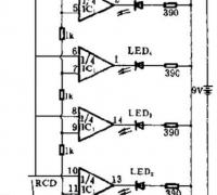 一例发光二极管电压测量的电路图