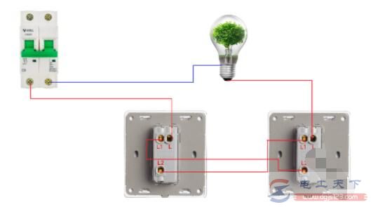 一文看懂两个开关控制一盏灯的高清接线图(多图)