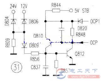 一例明纬24v开关电源的电路图，附工作原理说明