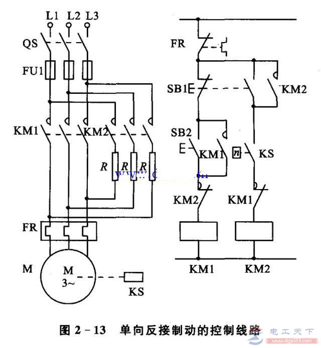 一例三相电动机正反转的控制电路图，附常见问题及解决方法