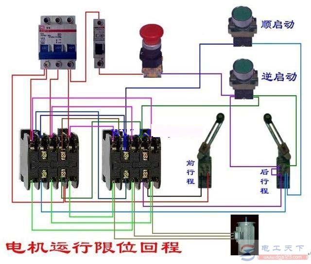 一例三相电动机正反转的控制电路图，附常见问题及解决方法