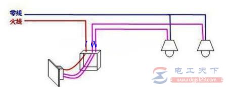 一文看懂家用双联开关怎么接线，附双联开关的接线实物图