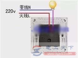 单联双控开关怎么接线，附单开双控开关的接法图示