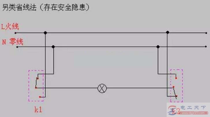 双联开关接线图看一看，双联开关怎么接线很简单