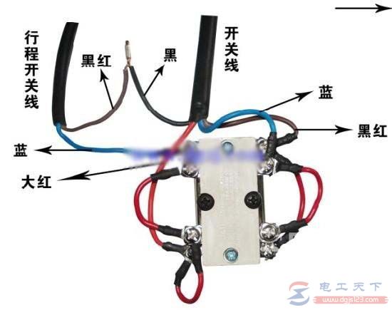 一文看懂行程开关的接线图，多个简易行程开关的实物接线图