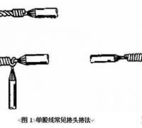 多股电线接头的接线方法