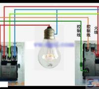 一灯双控带插座怎么接线，附清晰实物接线图