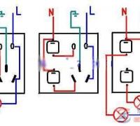 双开五孔插座怎么接线，一例双控二开5孔插座的实物接线图