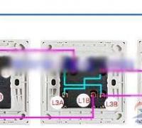 一例一位多控开关接线图，附具体接线步骤