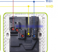 五孔带开关插座怎么接线，附5孔1开关插座接线图