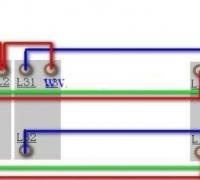 一例三照明双控开关的接线图