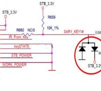 一例康佳led32hs11自动开关机维修的电路图