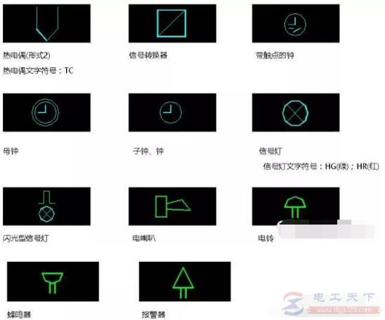 电气图纸设计之功能性文件用电气图形符号(11)