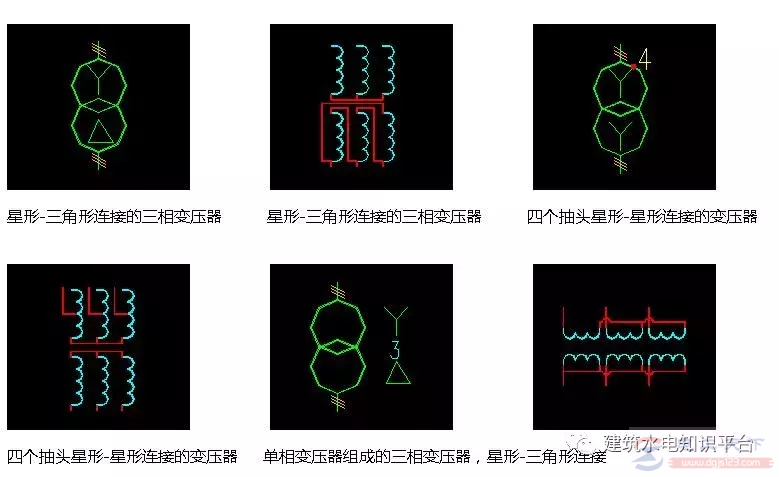 电气图纸设计之变压器图形符号(2)