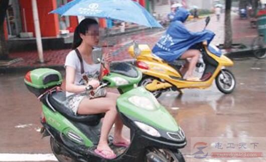 雨天电动车的骑行问题：电动车被雨淋了还能不能骑