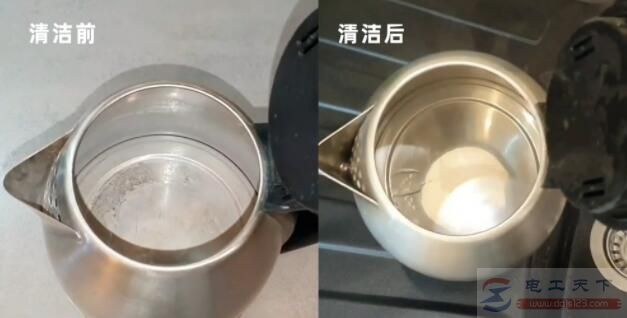 家用热水壶清除水垢的二种方法