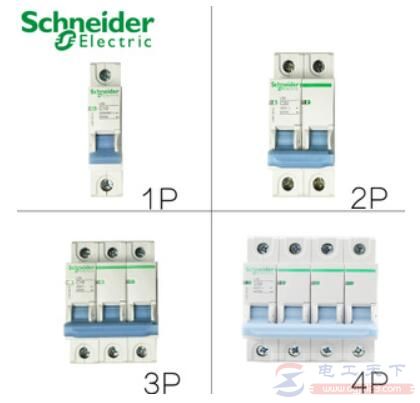 断路器1P、2P、3P、4P的功能区别