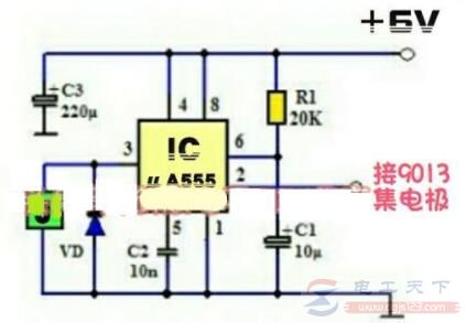 一例稳压电源短路保护的电路图