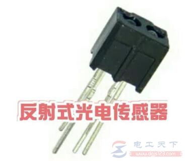 一例反射式紅外開關電路原理圖