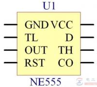 555定时器集成芯片引脚图及引脚功能