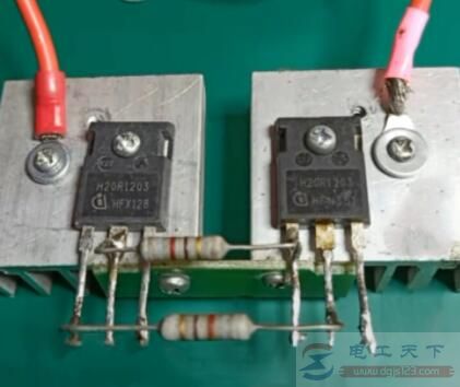 用电磁炉功率管制作一个简单实用逆变电路