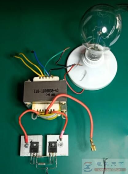用电磁炉功率管制作一个简单实用逆变电路