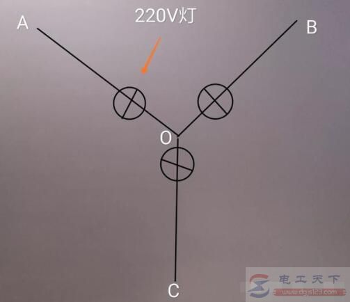 220V灯泡能接在380V三相火线上吗