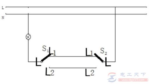 一文看懂一灯双控的二种接线方法