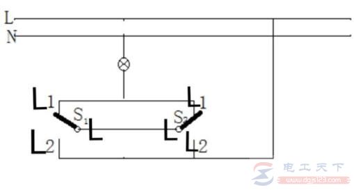 一文看懂一灯双控的二种接线方法