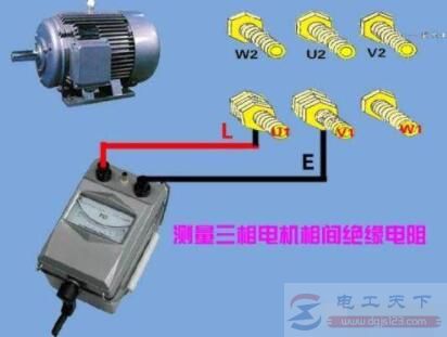 用摇表测量电机绝缘电阻的方法