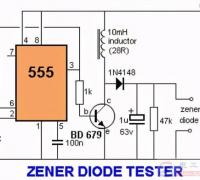 齐纳二极管测试器的简单电路图